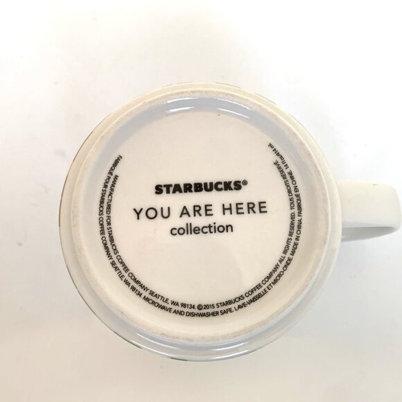 Starbucks You Are Here Collection Coffee Mug Arizona 14oz Cactus Desert Tea 2015 - Picture 10 of 10